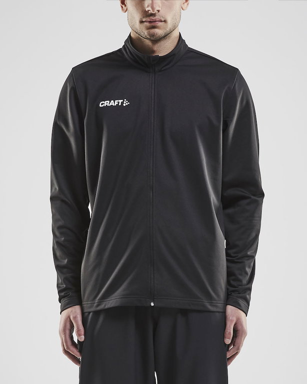 Craft Sport-Trainingsjacke Squad - ohne Seitentaschen, bequeme und funktionell - schwarz Herren